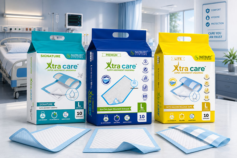 Natbury Lifecare XtraCare product range